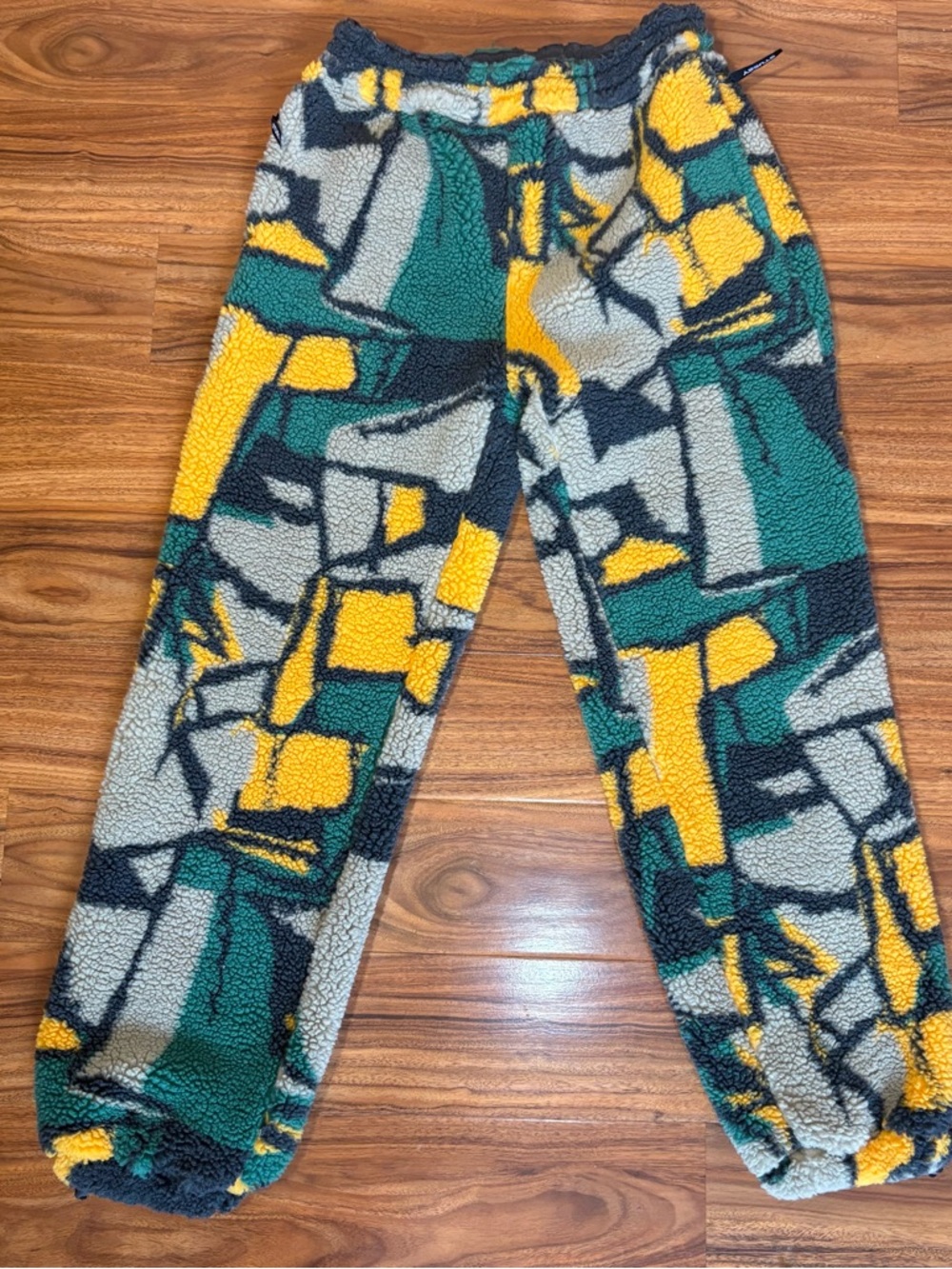 Stussy Colorblock Sherpa Fleece Pants Multicolor Mens M